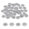 sourcing map 100PCS Screw Cap Covers, 12mm Waterproof Plastic Screw