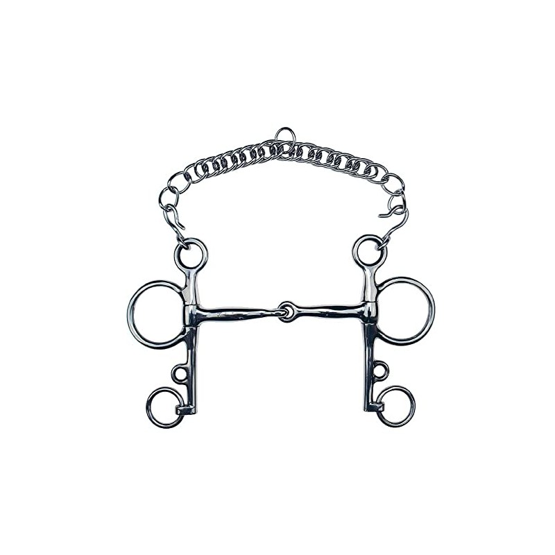 Feeling Unisex 604622 Jointed Pelham Bit, Multi-Coloured, 145 mm