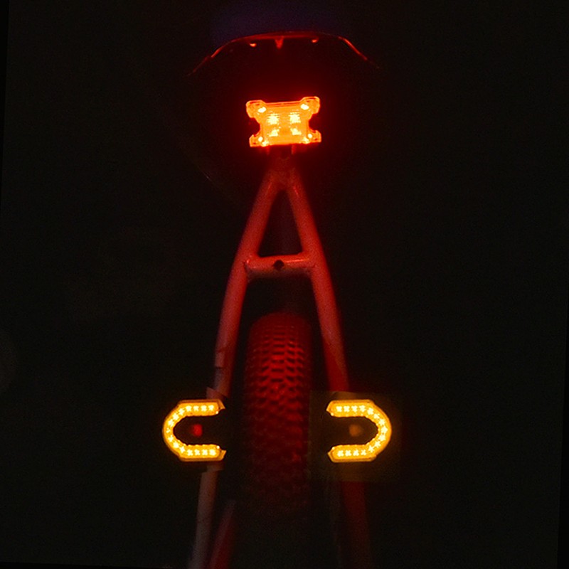 Wireless Control Bike Turn Signal Light Waterproof Bicycle Front Rear