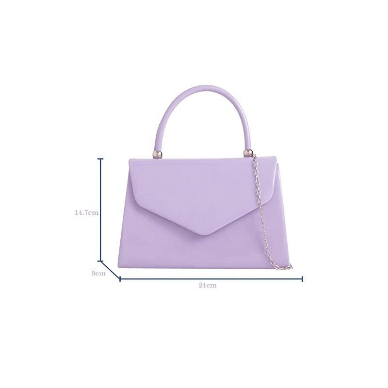 fi9® BNWT Retro Patent Leather Bridal Wedding Evening Bag Party