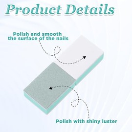 50 Pack Nail Buffer Block and Shine Kit, Mini Nail Buffers Smoother Mini Buffer Block Nails File Professional Manicure File Blocks for Polishing Smoot