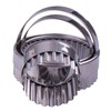 Appetito Stainless Steel Crinkle Scone Cutters W/Handle Set 3