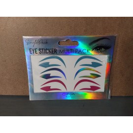 Gina Beauty Eye Sticker Glam Costume Color Changing Enhancement Makeup Design
