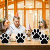 50Pcs Puppy Paw Print Party Plates Dog Themed Paper Plates