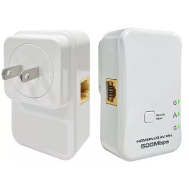Unbranded AC Powerline Network Adapter Kit - High-Speed Ethernet at 500 Mbps