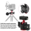 Tripod Ball Heads Metal 360 Degree Rotating with Cold Shoe