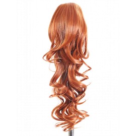 Prettyland 60 cm Curly Ponytail Clip, Braid Hair Extension / Hairpiece, 20 Colours Available