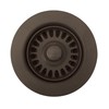 BLANCO, Café Brown 441094 SILGRANIT-Matched Kitchen Drain Basket Strainer, 3.5"