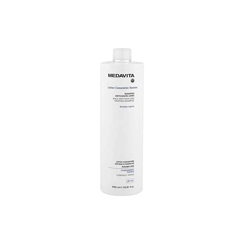 [Medavita] Lotion Concentree Homme Anticaduta Uomo Shampoo 1,000ml for Men