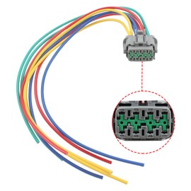 GoaMotors for Nissan 350z Headlight Car Harness Pigtail 8 Pin HID Wiring Plug kit Male and Female Connector Heat Shrink connectors
