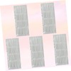 VICASKY 160pcs Eyelash Rods for Eyebrow Grooming Tools Heat Eyelash