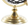 Deco 79 Aluminum Metal Open Framed World Globe with Wire