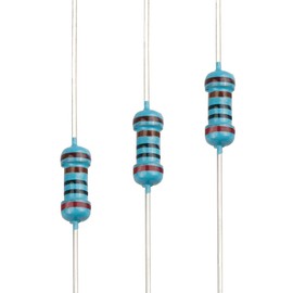 EDGELEC 100pcs 2K ohm Resistor 1/4w (0.25 Watt) ±1% Tolerance Metal Film Fixed Resistor, Multiple Values of Resistance Optional