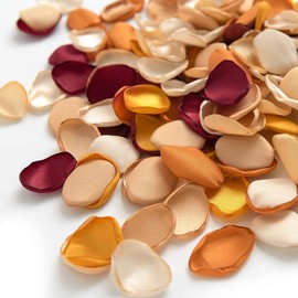 FLCSIed Rose Petals for Wedding Decorations, Flower Petals for Centerpieces Reception Tables Rustic Decor Flower Girl Scatter for Aisle Runner,Bridal Shower (Gold)