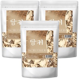 3 pieces of dried angelica root (500g) / 말린 당귀 절편 500g 3개