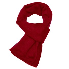 Gelante Men Classic Knit Winter Scarf Warm Double layer-2040B-Red
