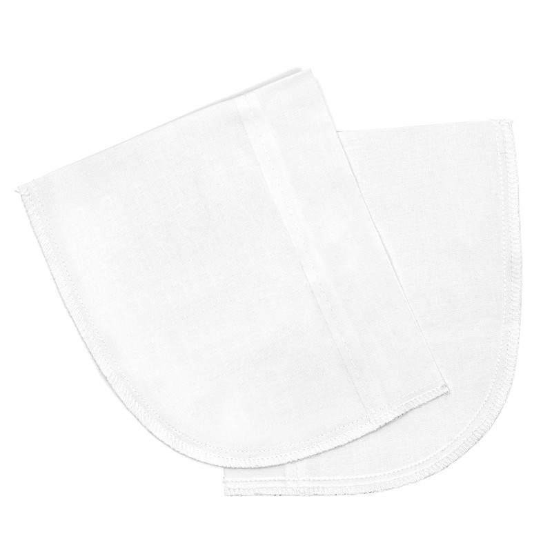 Dritz 55457-61 Iron-On Repair Pocket, White, 2-Pack