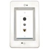 RiteAV in-Wall Cable Management Kit Recessed Outlet CAT6 Coax TOSLINK