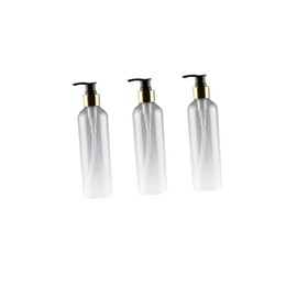 Beavorty 3pcs Refillable Pet Emulsion Bottle Press Pump Lightweight Leakproof Design for Travel Liquid Soap and More Versatile Container