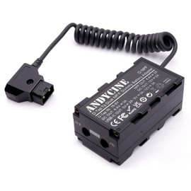ANDYCINE D-Tap P-Tap to Double-Sided NP-F Series Dummy Battery Power Adapter with Dual DC, USB-C Output Power Supply for Camera, Monitor, Compatible for DJI SDR Video Transmitter