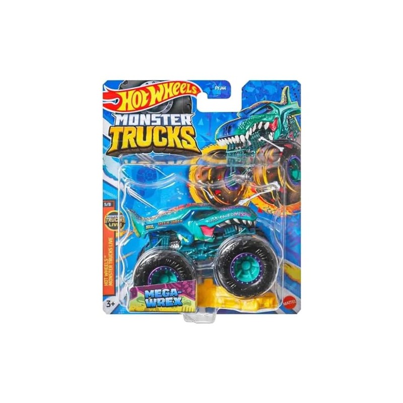 Hot Wheels Monster Trucks Mega-Wrex 1:64 Scale Diecast Model Car