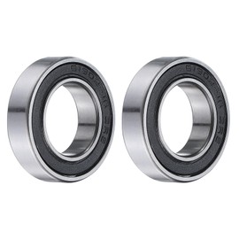 sourcing map 2pcs 16287-2RS Deep Groove Ball Bearings 0.622 x 1.102 x 0.275 Inch Chrome Steel Bearing Double Sealed ABEC3 ZV2 Bearings
