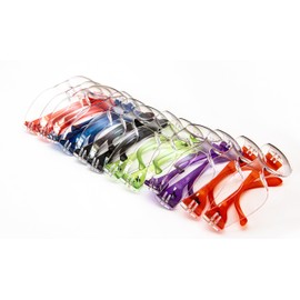 G & F Products - 13016-NEW 13016NEW Safety Goggles with 99% Protection Against UV-A, B & C Rays, Impact, & Ballistic Resistant & Clear Lenses 12 Count (Pack of 1) unisex