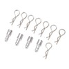 4Pcs RC Body Post Mount Stable High Strength Silver Rugged