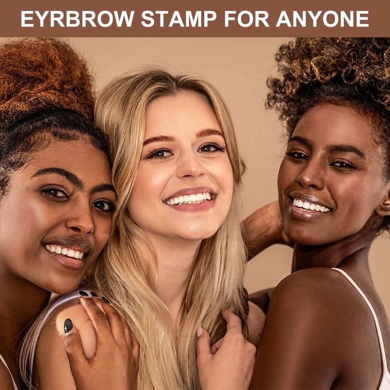 Eyebrow Stamp Stencil Kit for Beginner - Simpout Eye Brow