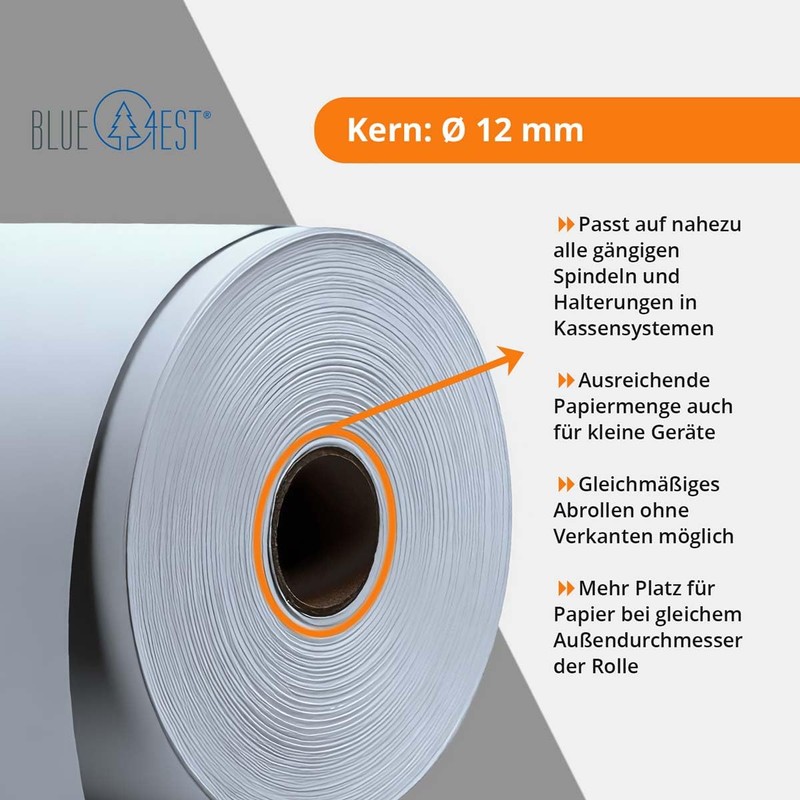 Blue4est® Eco Thermal Rolls 58 x 50 x 12 mm