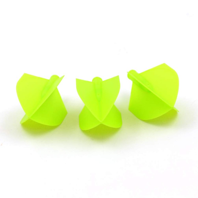 CUESOUL TERO AK4 Green Dart Flights Shield Shape Set of