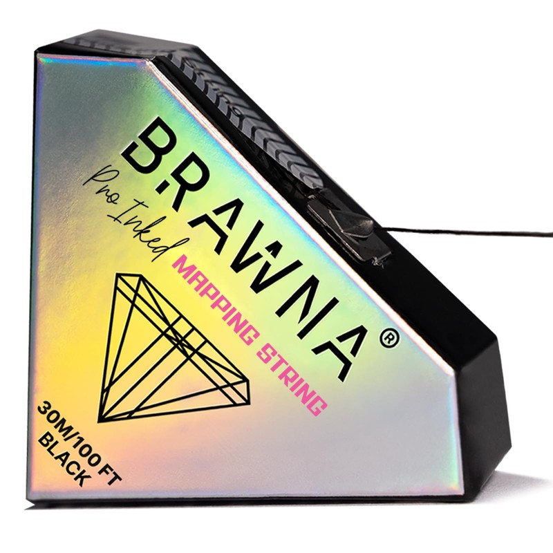 BRAWNA 30M [100 Ft] Pro Entintado Cordaje Mapeo para Medición