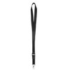 Karteo® lanyard with carabiner hook and buckle, lanyard, 20 mm,