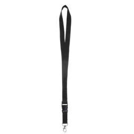 Karteo® lanyard with carabiner hook and buckle, lanyard, 20 mm, card holder for hanging ID covers and card sleeves, for keys, service passes, access cards