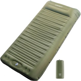 Origem Air Mat, 5.5 inches (14 cm) Thick, Ultra Lightweight: Sleeping Mat, Foot Type, Infinite Connection, Pillow Included, Comfortable for Sleeping, Air Mat, Camping, Outdoors, Disasters, Camping