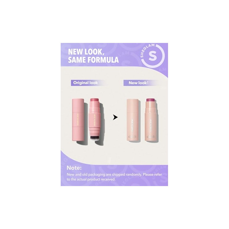 SHEGLAM Snatch N Cream Blush Stick Rubor duradero de alto