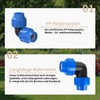 Polypropylene Fitting Screw Connection for PE Pipe 32 mm, Clamp