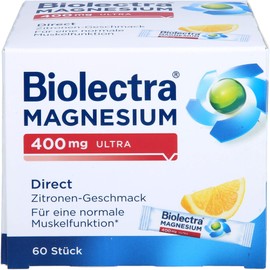 BIOLECTRA Magnesium 400 mg Ultra Direct Lemon Pack of 60