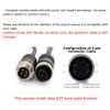 Camecho 12V-24V 4 Pins 18 LEDs IR Night Vision Waterproof