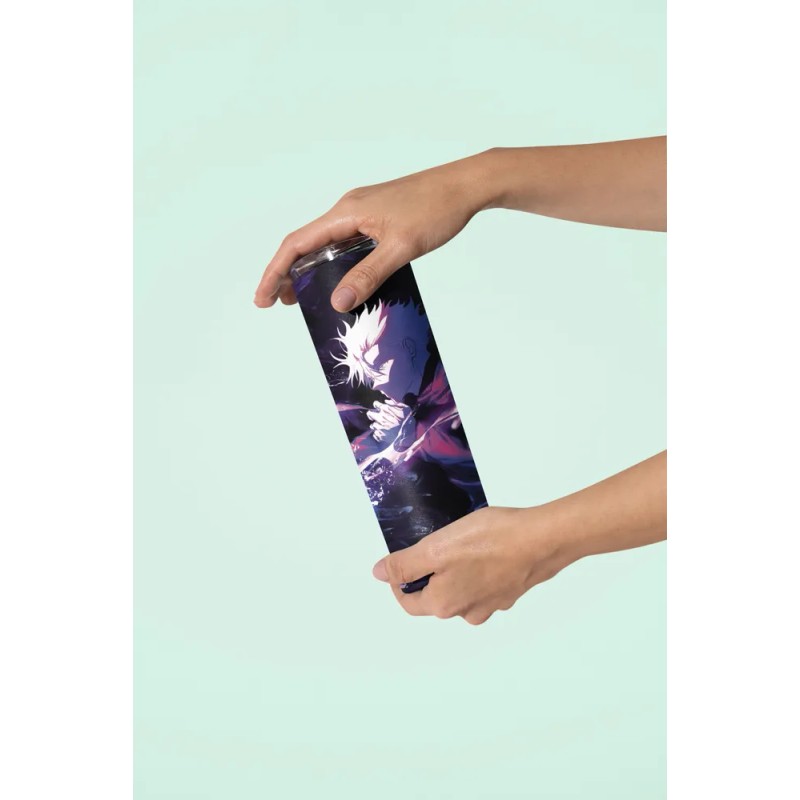 Termo Jujutsu Kaisen Satoru Acero Inoxidable 600ml Negro