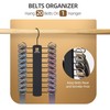 ZEDODIER 2 Pack Tie Hanger with 40 Hooks, Space Saving