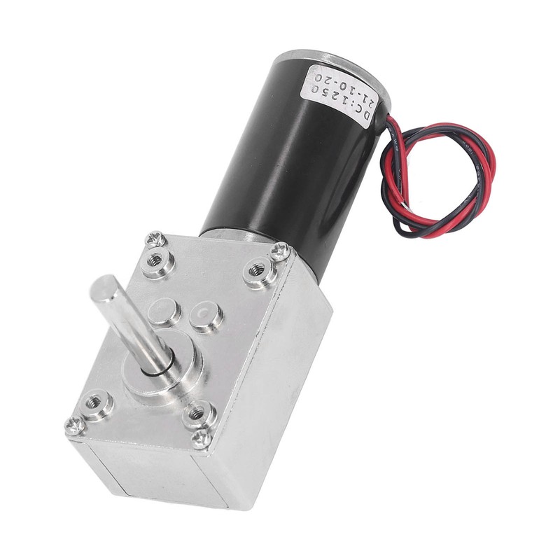 DC Geared Motor Small 18W Large Torsion Reversible Turbine Worm