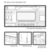 SUNWINGS 10-Pack 12 Inch Peel and Stick Aluminum Tile Trim,
