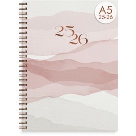 Burde Calendar Beige 2026 I Organiser A5 I Structured Week to View I 08.12.2025 to 03.01.2027 Story Beige 25/26