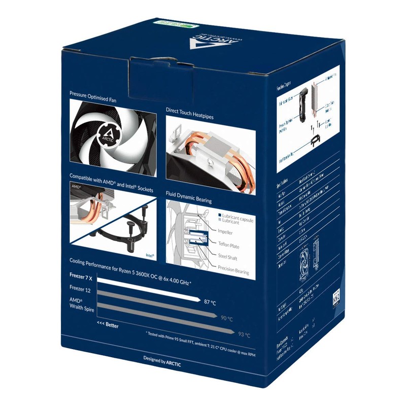 ARCTIC Freezer 7 X - Compact CPU Cooler, 100 mm