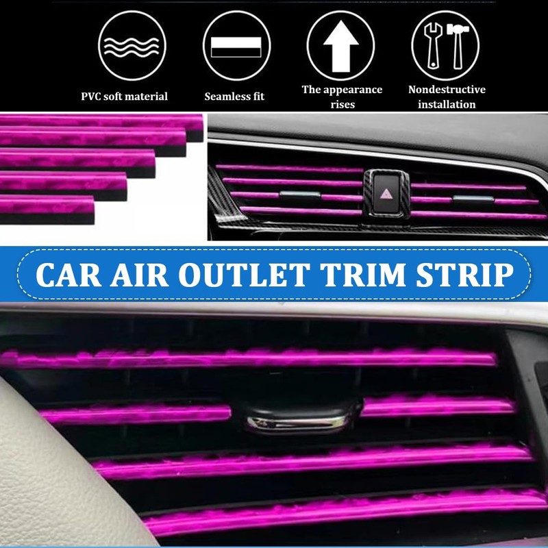 DOKRIN Interior Trims, Pack of 20 Decorative Strip Clips for