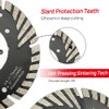 DT-DIATOOL 5 Inch Diamond Turbo Blade Cutting Granite Marble Concrete
