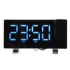 Digital Alarm Clock 180° Projection On Ceiling Wall USB Powered