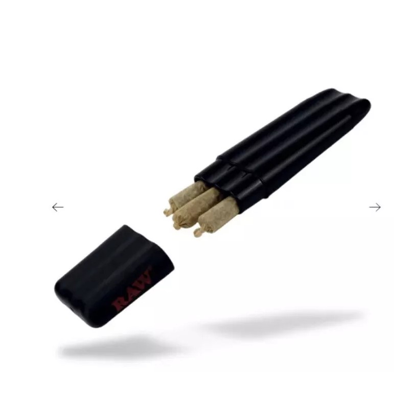 raw three tree pre rolled cone case holder+jet torch lighter