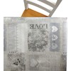 Karina Home Home Sweet Home Grey PVC Tablecloth 180cm x